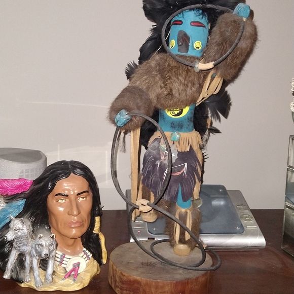 Native American Other - Hopi kachina hoop dancer & Native American statue Very Hard to find!